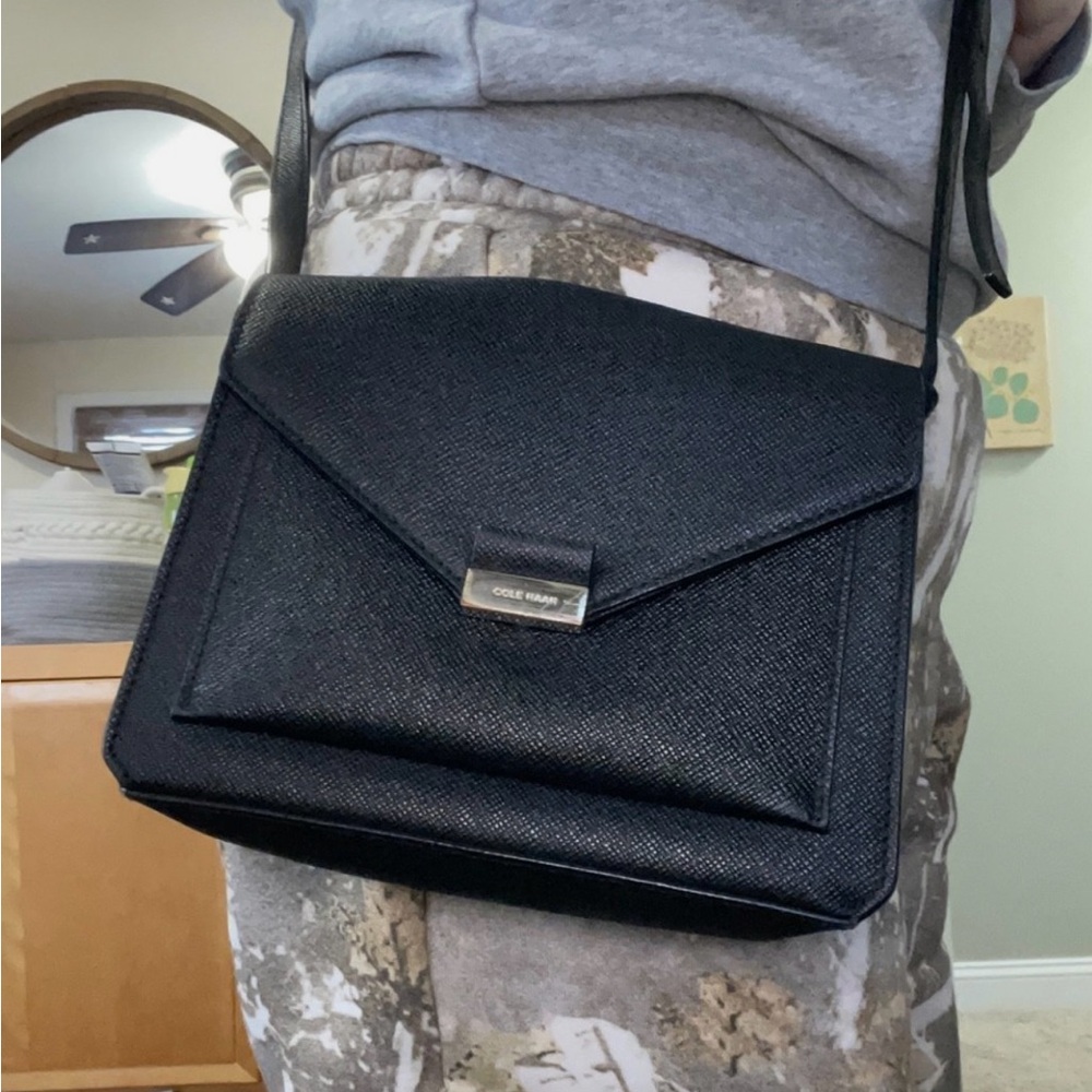 Cole Haan Leather Black Crossbody Bag